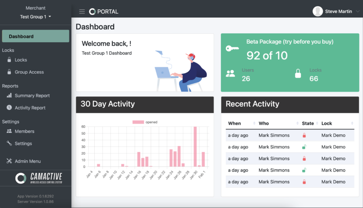 Camactive Portal